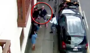 Cajamarca: hombre agrede a mujer en la calle frente a grupo de niños