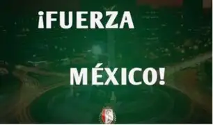 Mundo del fútbol se solidariza por terremoto en México