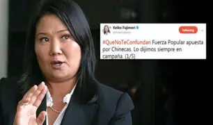 Keiko Fujimori niega intento de obstaculizar proyecto Chinecas