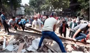 Terremoto en México: intensifican trabajos de rescate a niña atrapada en escombros