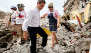 Presidente de México visita una de las zonas más afectadas por el terremoto