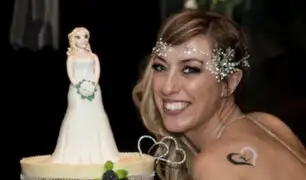 Italia: mujer se casa consigo misma en una gran ceremonia