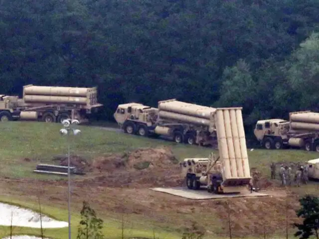 Corea del Sur despliega escudo antimisiles estadounidenses THAAD