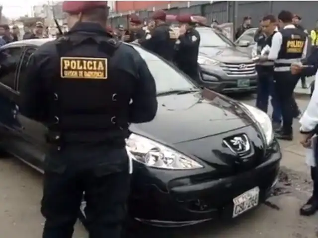 Balacera en Vía Expresa: PNP se enfrentó a presunta banda de marcas