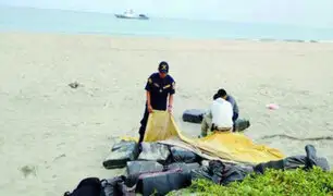 Piura: policía encuentra 700 kilos de droga enterrada en playa Los Órganos