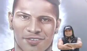 Artista inmortaliza a Paolo Guerrero en un muro de La Victoria