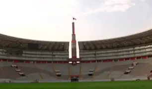Gramado del Estadio Nacional se encuentra listo para el partido Perú vs. Colombia