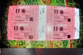 Capturan a sujetos que vendían entradas falsas para el Perú - Colombia