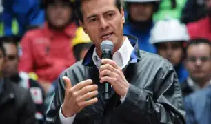 México: presidente Peña Nieto rinde homenaje a víctimas de terremoto