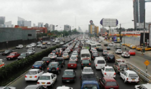 A pocas semanas de fin de año, tránsito vehicular en Lima es un verdadero caos