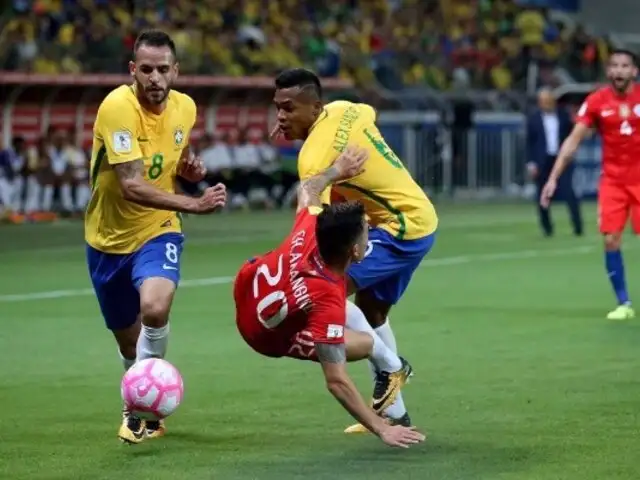 Brasil goleó a Chile y lo eliminó del Mundial de Rusia 2018