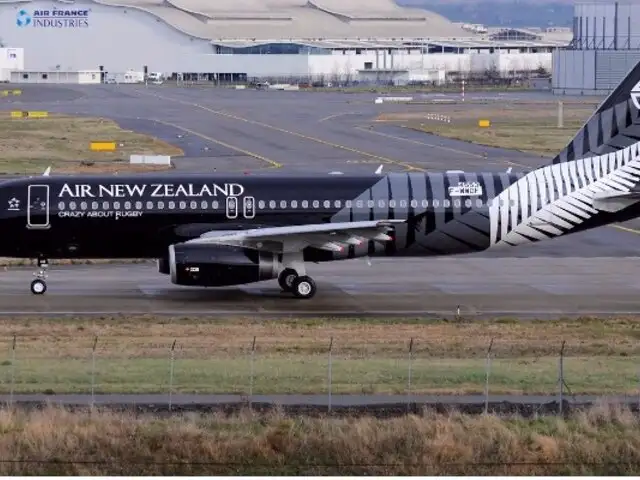 Conoce el sorprendente avión que transporta a la selección neozelandesa