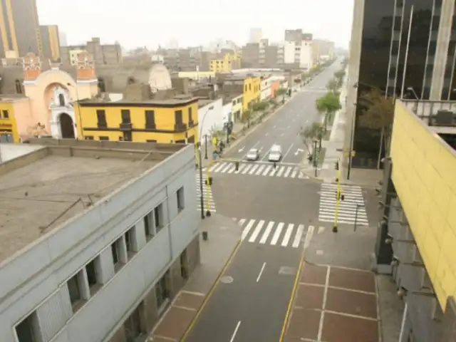 Lima lució completamente vacía durante la jornada del Censo