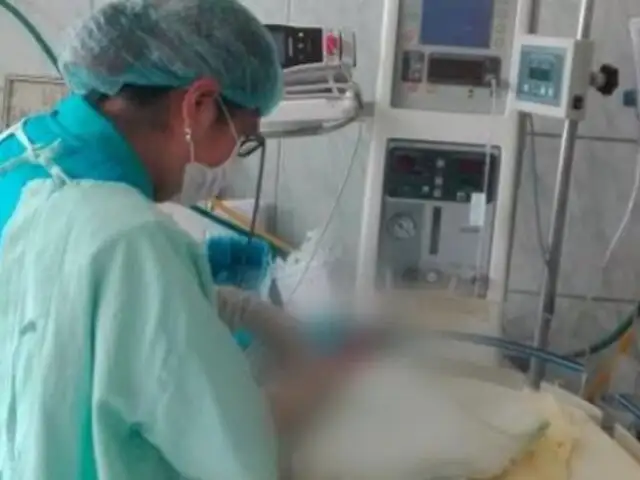 Bebé que fue ultrajada por su padre será trasladada a hospital de Lima
