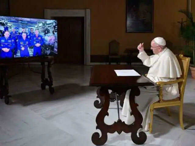 Papa Francisco: Santo Padre conversó con la Estación Espacial Internacional
