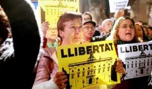 España: miles protestan en Cataluña por la liberación de los “presos políticos”