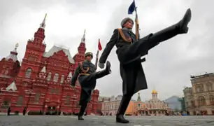 Rusia: miles celebraron la conmemoración de los 100 años de la revolución