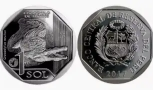 Presentan nueva moneda de un sol alusiva al cocodrilo de Tumbes