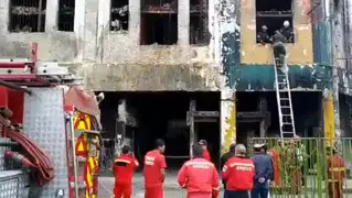Reporte de nuevo incendio en galería Nicolini generó alarma en Las Malvinas