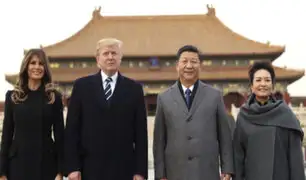 China: Donald Trump visitó la Ciudad Prohibida de Pekín