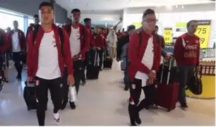 Selección Peruana arribó a Lima tras empate en Nueva Zelanda