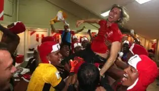 Perú al Mundial: seleccionados celebraron eufóricos en camerino e hicieron esto con Gareca
