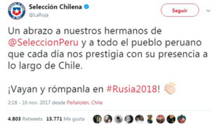 Diferentes personalidades y entidades felicitan a Perú por su pase al Mundial