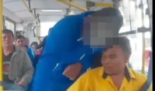 Trujillo: menores son captados robando en bus de transporte público