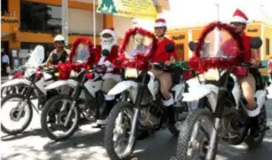 Los Olivos: disfrazan a serenos como Papa Noel para despistar a los malhechores