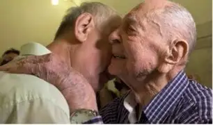 Israel: sobreviviente del 'Holocausto' de 102 años se encuentra con su sobrino