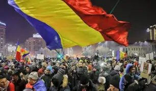 Se realiza protesta masiva anticorrupción en Rumanía