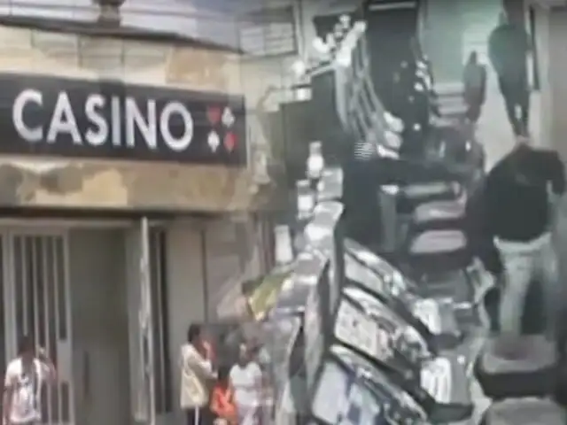 Chiclayo: delincuentes asaltan casino y se llevan 4,500 soles