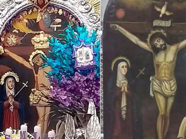 La Victoria: a pesar del robo sufrido, Cristo Morado salió en procesión