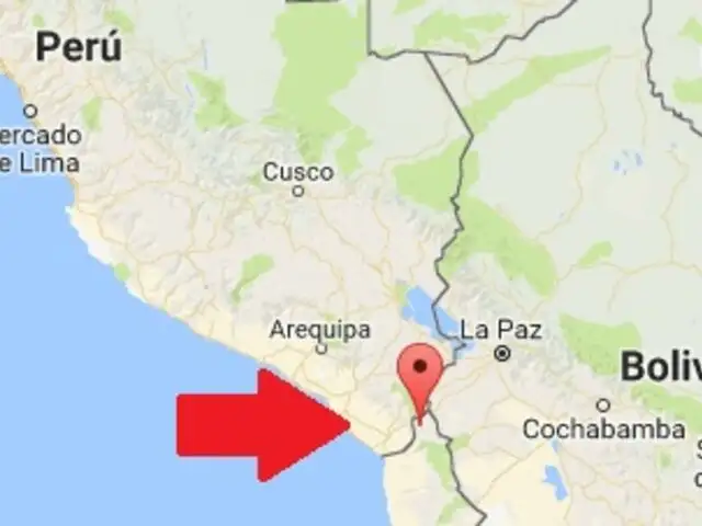 Sismo de magnitud 4.8 remeció Tacna esta tarde