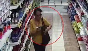 Tumbes: detienen a mujer que robaba productos en supermercado