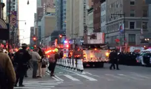 EEUU: reportan explosión en terminal de buses de Manhattan