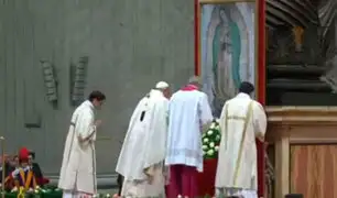 Papa Francisco también celebra a la Virgen de Guadalupe en el Vaticano