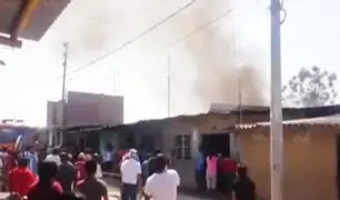 Piura: se registró incendio en taller clandestino de pirotécnicos