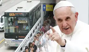 Proponen que Metro de Lima y Metropolitano sean gratis durante la visita del Papa