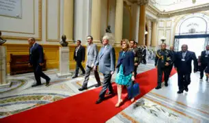 Presidente Kuczynski llega al Congreso para hacer descargos por pedido de vacancia