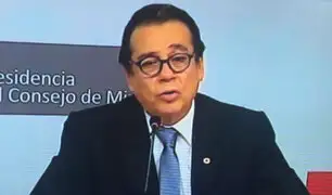 Ministro de Justicia se pronunció en conferencia sobre indulto a Alberto Fujimori