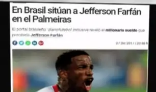 Jefferson Farfán: aseguran que peruano jugará en Palmeiras