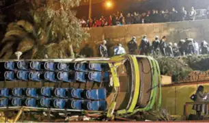Sucedió en el 2017:  bus se desbarrancó en cerro San Cristóbal