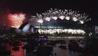 Con espectaculares fiestas Australia recibió el año 2018