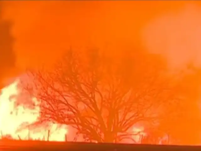 EEUU: incendios forestales llegaron a las zonas más exclusivas de California