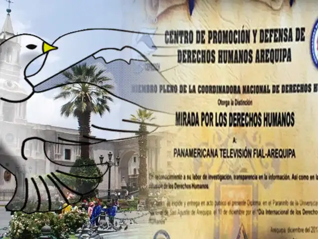 CEPRODEH otorga a Panamericana Televisión reconocimiento por su difusión de los Derechos Humanos