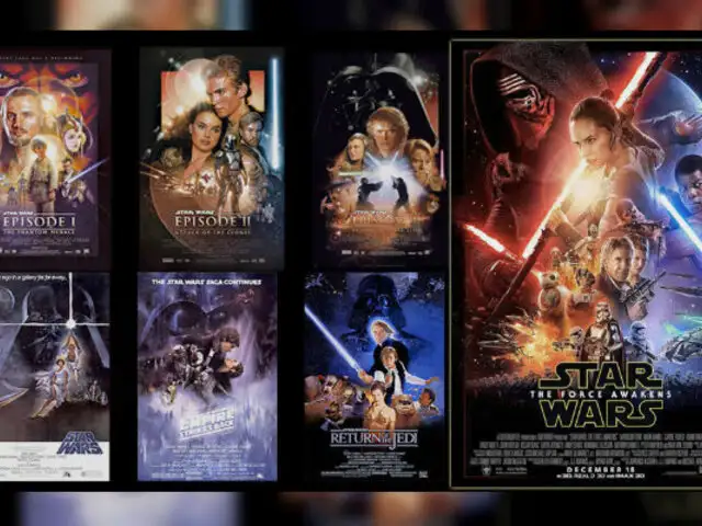 Star Wars: The Last Jedi ¿Cuánto demorarías viendo toda la saga hasta el episodio 8? [FOTOS]