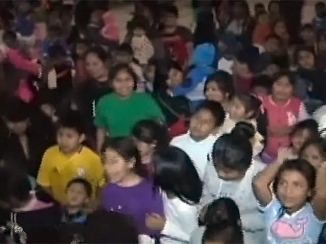 El Agustino: organizan una mágica fiesta navideña para los niños del barrio de Nocheto