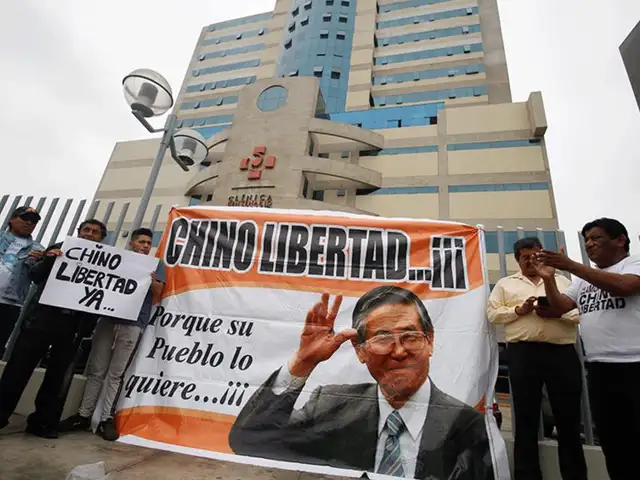 Simpatizantes de Alberto Fujimori piden que indulto se haga efectivo