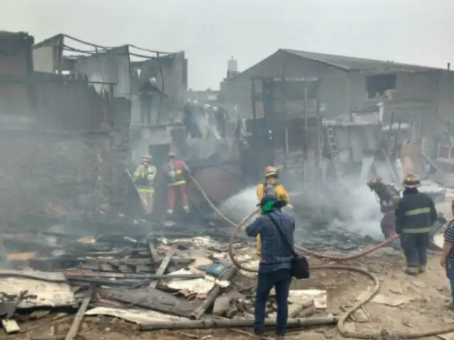 Incendio en Barrios Altos: murió padre que intentó salvar a sus hijos